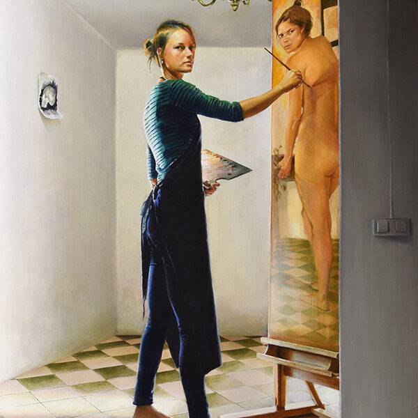 The other possibility. Oil on panel..