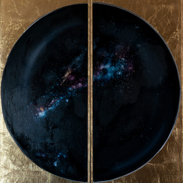 The ball of the hoes. Oil on panel.