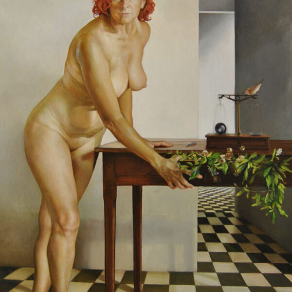 Hygieia. Oil on canvas. 170x100 cm.