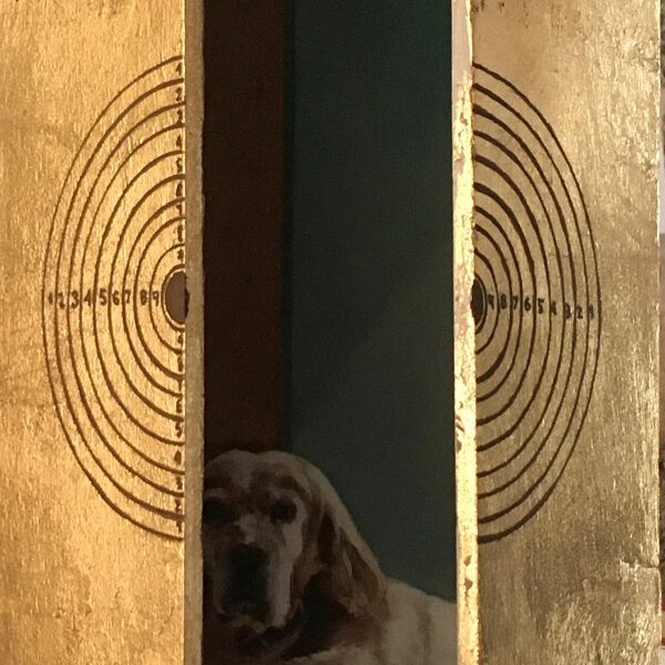 S/T. Huile sur bois.