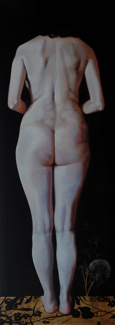 Horizontes. Óleo sobre tela. 170X60 cm.