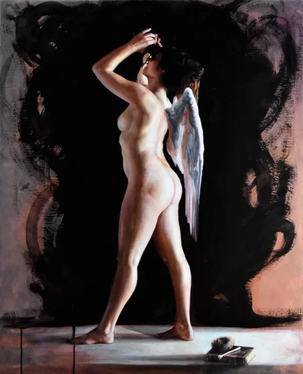Aladas II. Óleo sobre lienzo. 100x91cm.